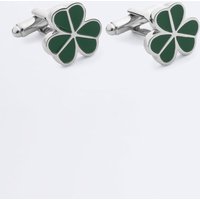 Green Leaf Clover Cufflinks Green Leaf Clover Cufflinks