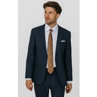 Blue Weave Suit Jacket