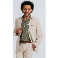 Oatmeal Linen Herringbone Suit Oatmeal Linen Herringbone Suit