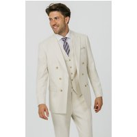 Winter White Twill Double Breasted Piece Suit with Peak Lapel Winter White Twill Double Breasted Piece Suit with Peak Lapel