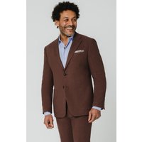 Mocha Linen Suit