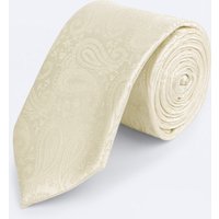 Cream Paisley Tie Cream Paisley Tie