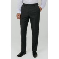 Charcoal Windowpane Check Suit Trousers Charcoal Windowpane Check Suit Trousers