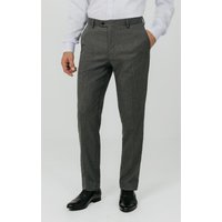 Charcoal Chalkstripe Suit Trousers
