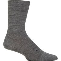 Mens Pair Falke Stabilizing Wool Everyday Socks Dark Grey .-. Mens