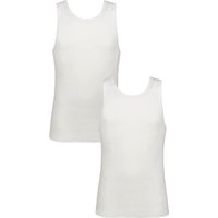 Mens Pack Glenmuir % Combed Cotton Vest White Mens Pack Glenmuir % Combed Cotton Vest White