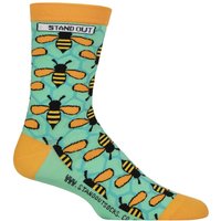 Stand Out Socks Pair Manchester Bee Cotton Socks Manchester Bee –