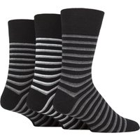 Mens Pair Gentle Grip Cotton Argyle Patterned and Striped Socks Varied Stripe Black – Mens Mens Pair Gentle Grip Cotton Argyle Patterned and Striped Socks Varied Stripe Black – Mens
