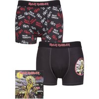 Iron Maiden Pack Exclusive to SOCKSHOP Gift Boxed Boxer Shorts Black Extra Large Iron Maiden Pack Exclusive to SOCKSHOP Gift Boxed Boxer Shorts Black Extra Large