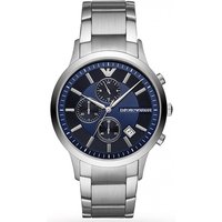 Emporio Armani – Mens Chronograph Watch SilverBlue Emporio Armani – Mens Chronograph Watch SilverBlue