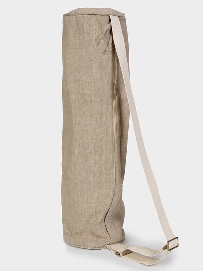 Yoga Studio Organic Cotton Two Toned Yoga Mat Bag Yoga Studio Organic Cotton Two Toned Yoga Mat Bag