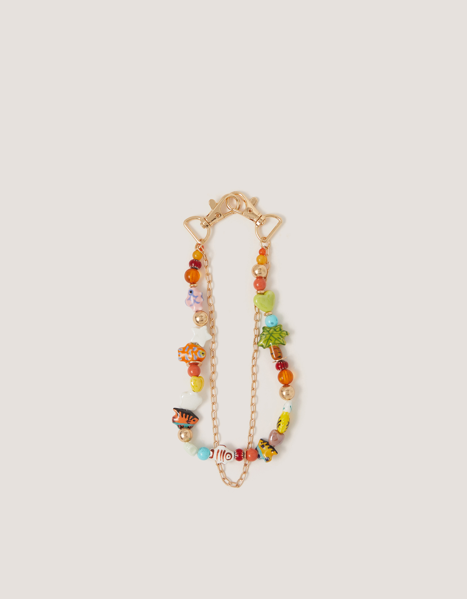 Tropical Beaded Bag Charm Tropical Beaded Bag Charm