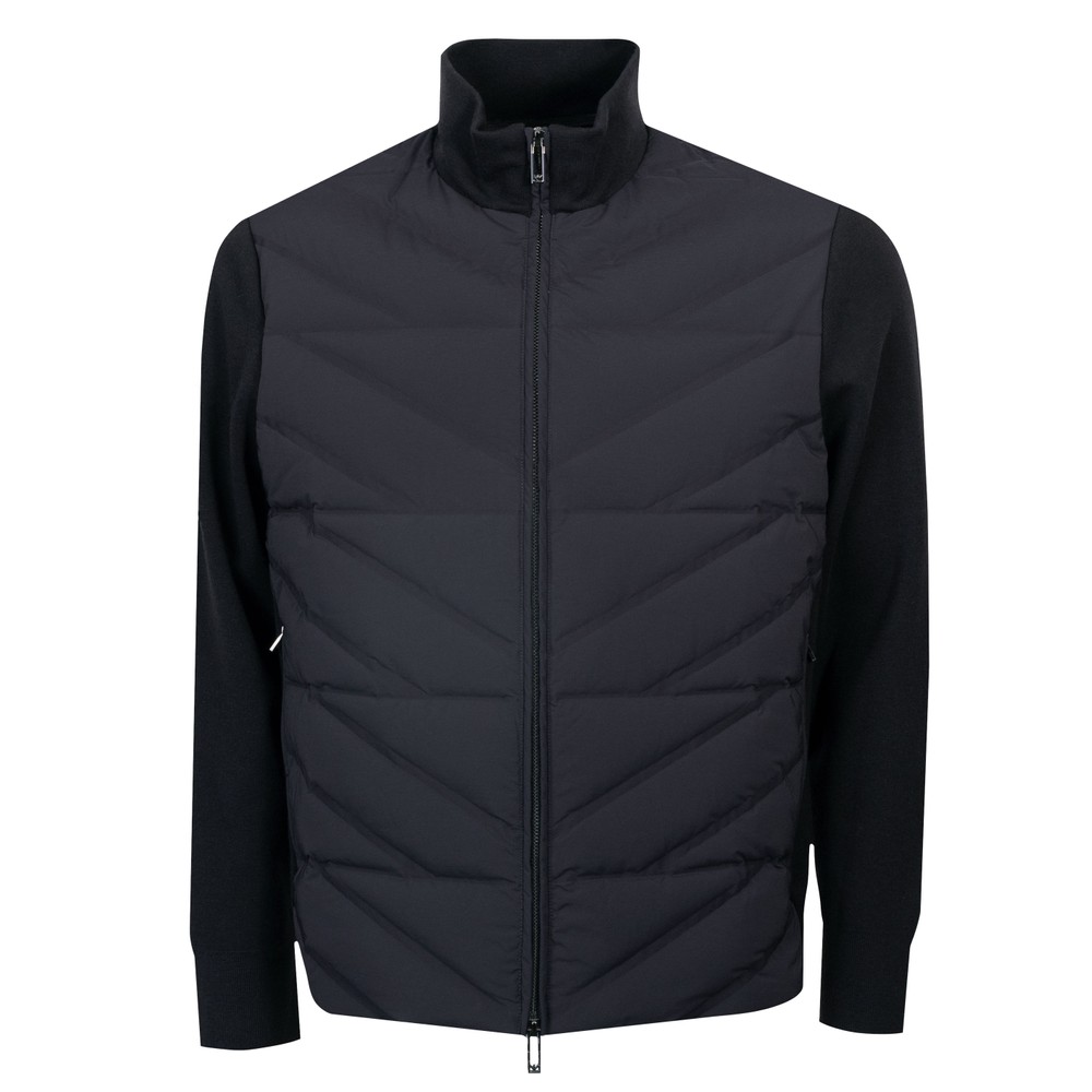 Woven Hybrid Bomber Jacket