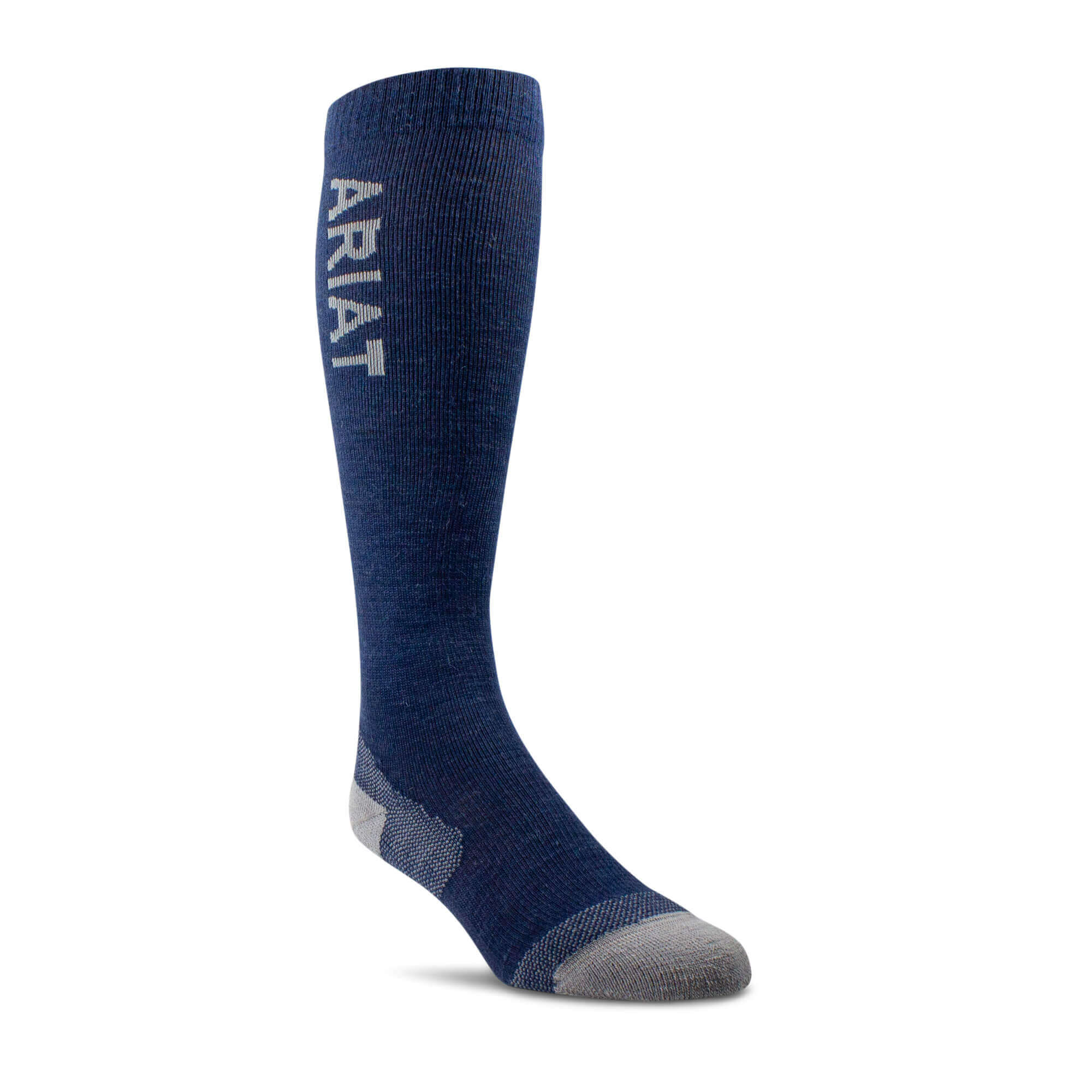 AriatTEK Thaw Merino Socks in Navy Heather Grey, Size MediumLarge AriatTEK Thaw Merino Socks in Navy Heather Grey, Size MediumLarge