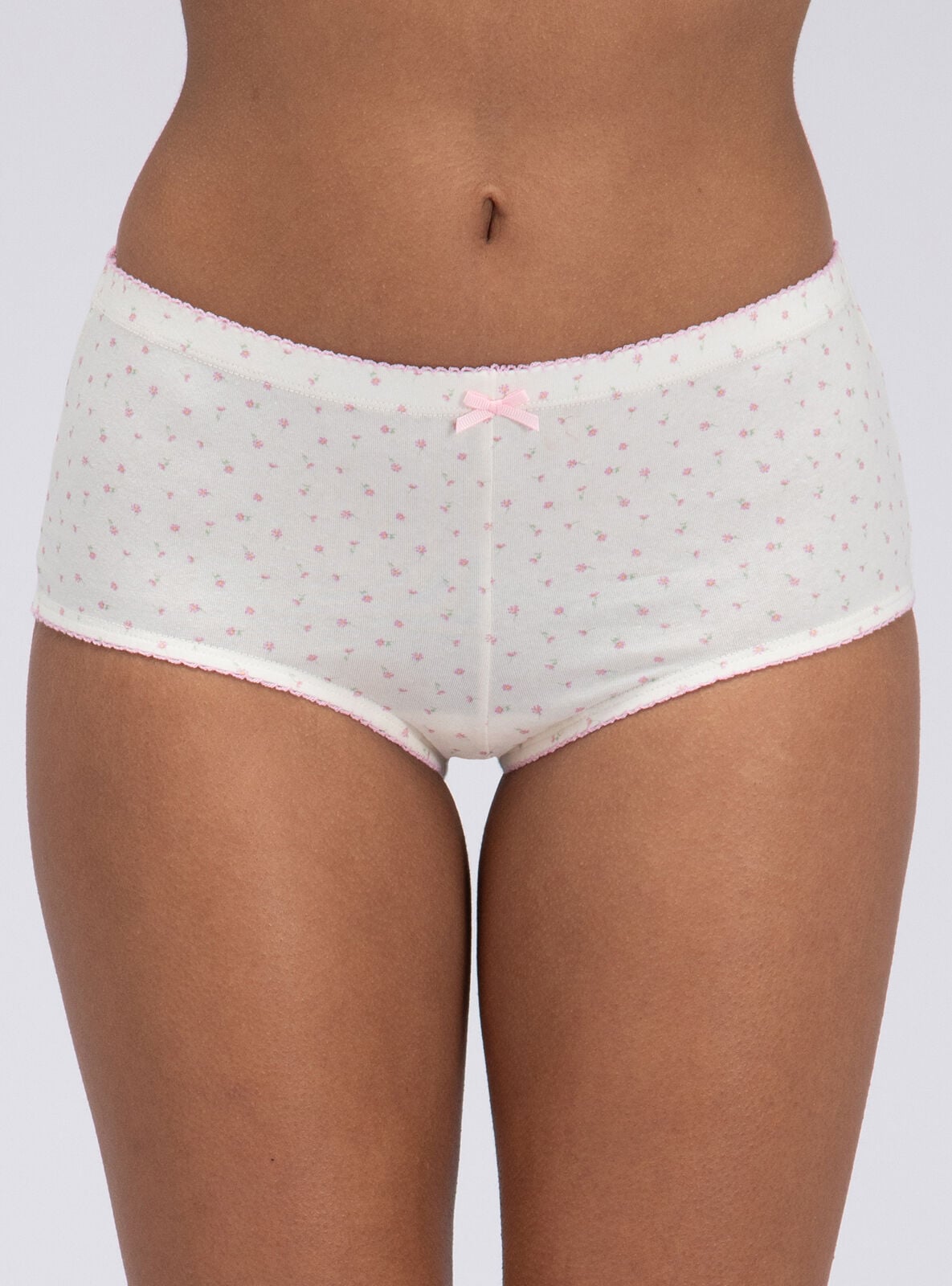 Boux Avenue Tilly floral cotton shorts – Ivory Mix Boux Avenue Tilly floral cotton shorts – Ivory Mix