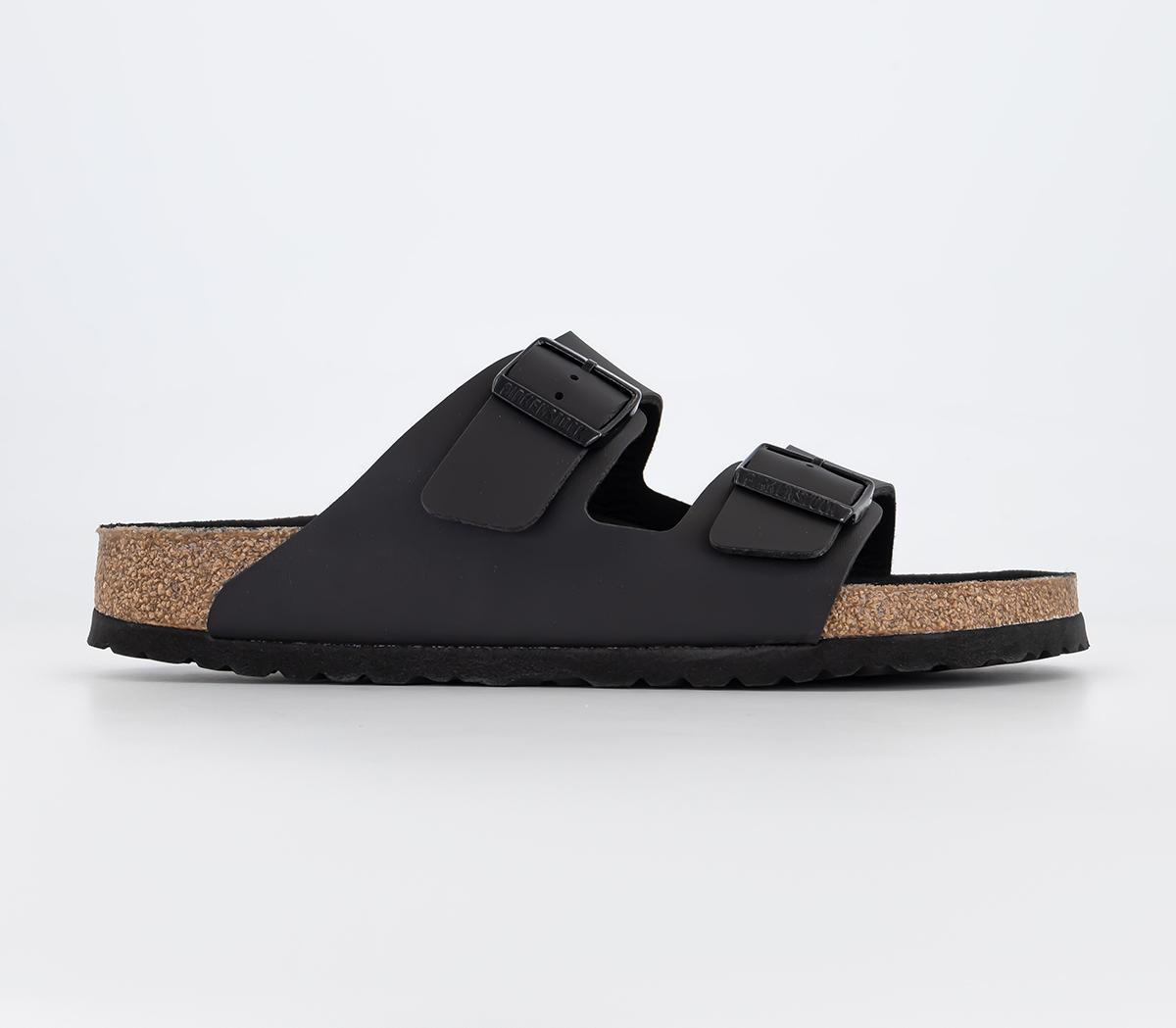 Birkenstock Mens Arizona Two Strap Sandals Triple Black