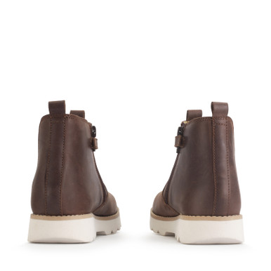 Carnaby, Brown leather kids slip-on boots Carnaby, Brown leather kids slip-on boots