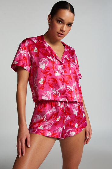 Hunkemöller Satin pyjama shorts Pink Hunkemöller Satin pyjama shorts Pink