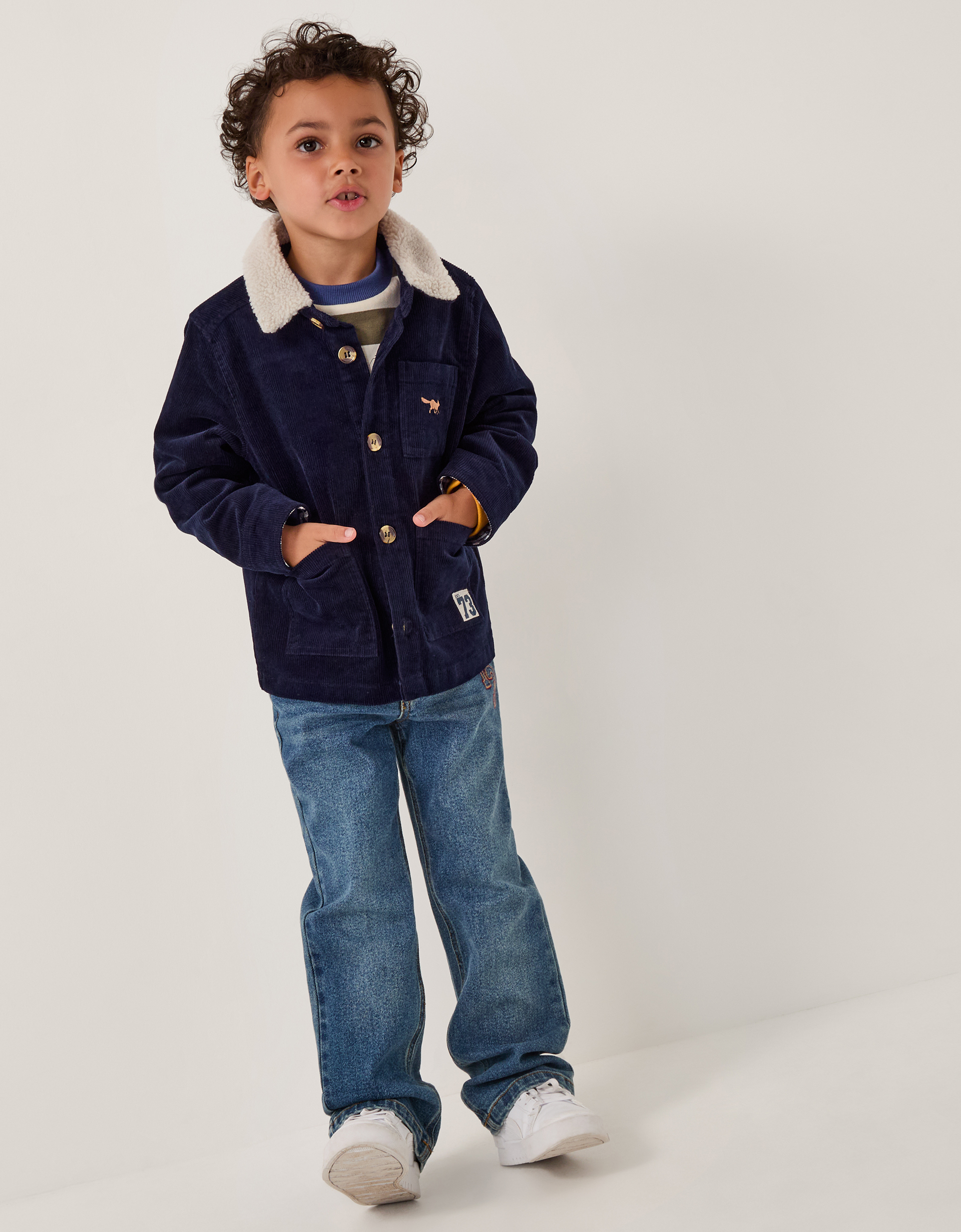 Corduroy Shirt Jacket Blue Corduroy Shirt Jacket Blue