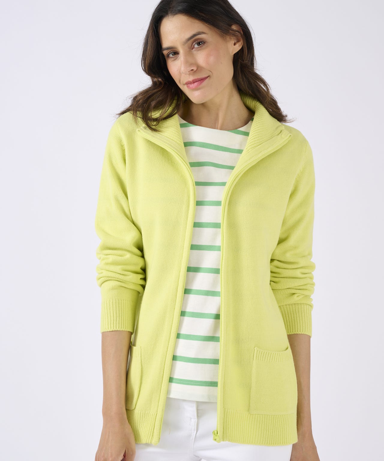 Damart Zipped Cardigan