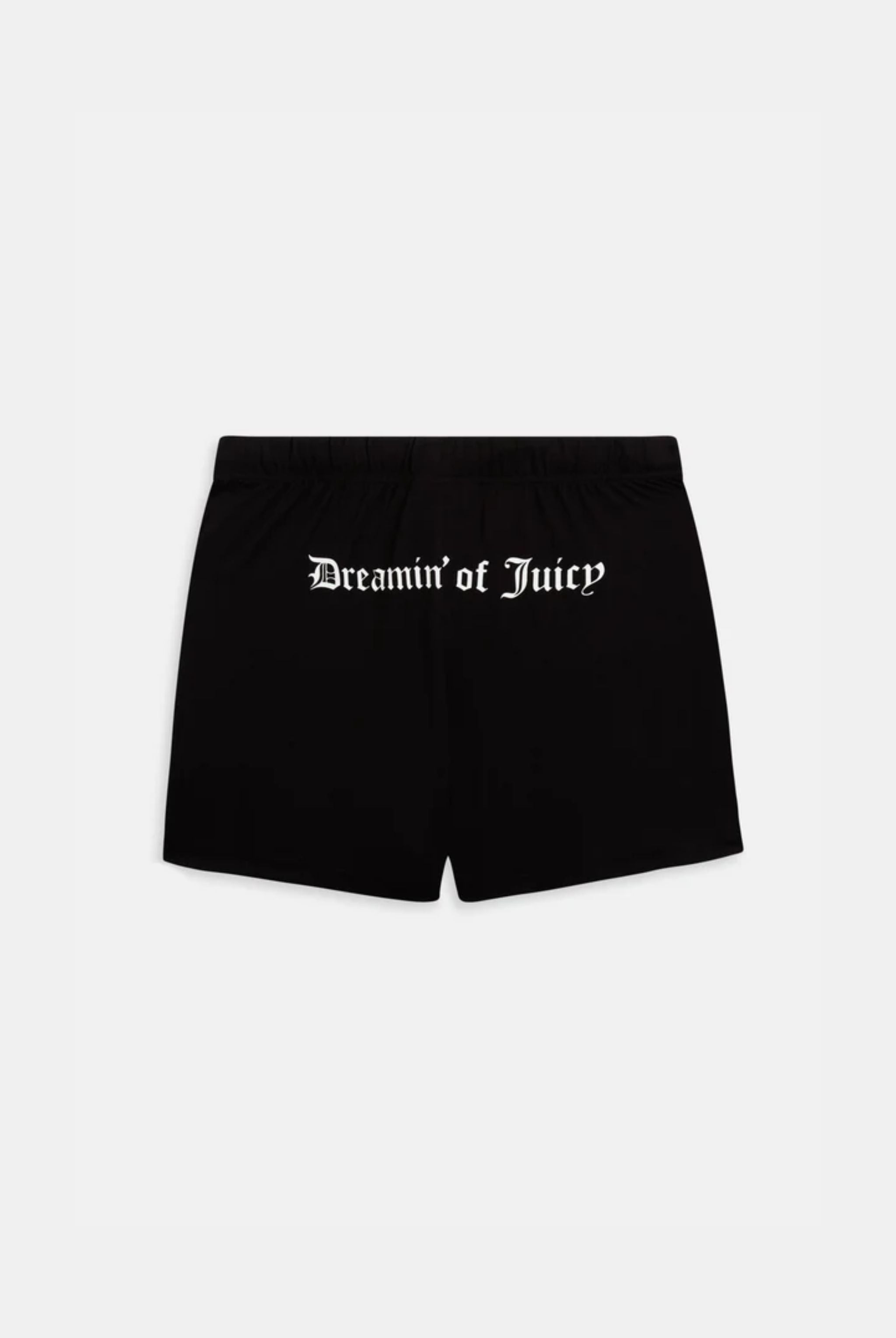 BLACK DREAMIN’ PYJAMA SHORTS – Black