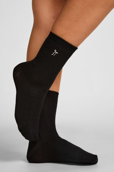 Hunkemöller Modal Crew Socks Black Hunkemöller Modal Crew Socks Black
