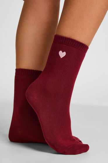 Hunkemöller Modal Crew Socks Red Hunkemöller Modal Crew Socks Red