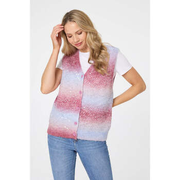 Izabel London Sparkly Sequinned Jumper Vest men’s in Blue