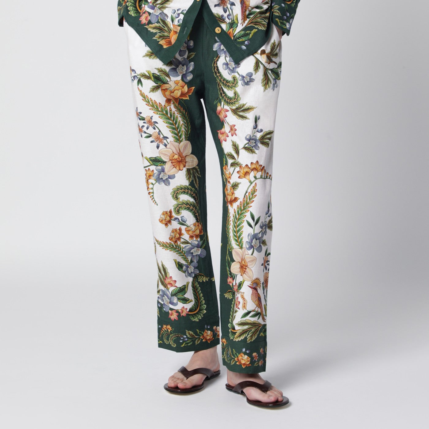 Sand Nature trousers in linen blend Sand Nature trousers in linen blend