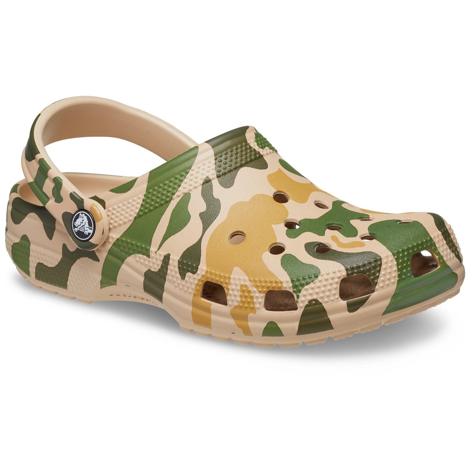 Men’s Crocs Seasonal Camo Sandals, ChaiTan E