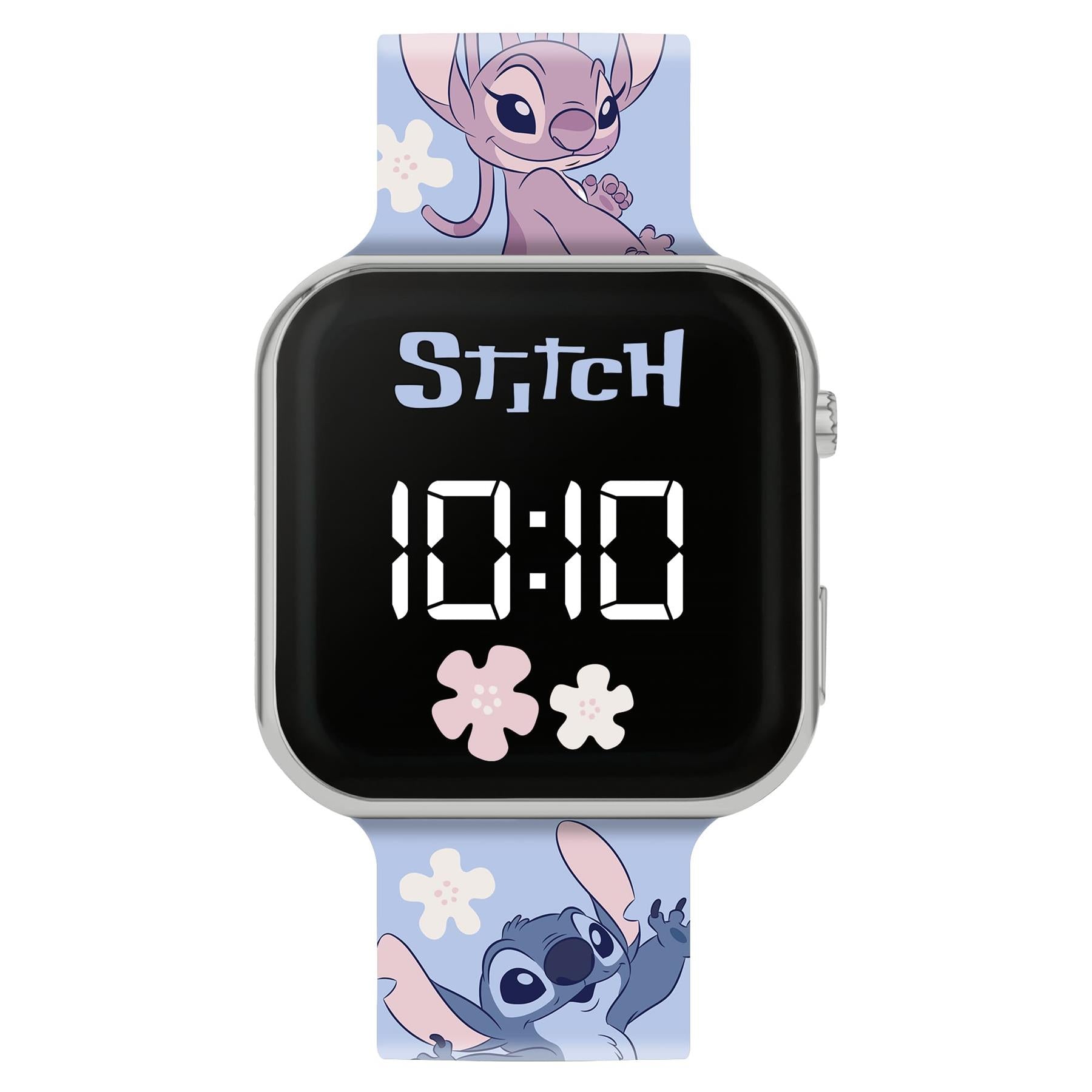 Disney Stitch & Angel Printed Led Watch Disney Stitch & Angel Printed Led Watch
