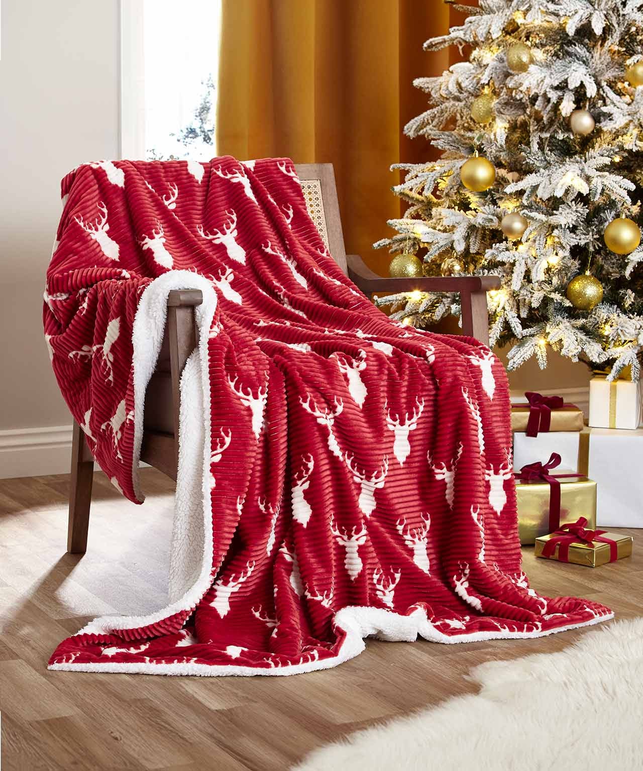 Damart Ribbed Fleece Throw Damart Ribbed Fleece Throw