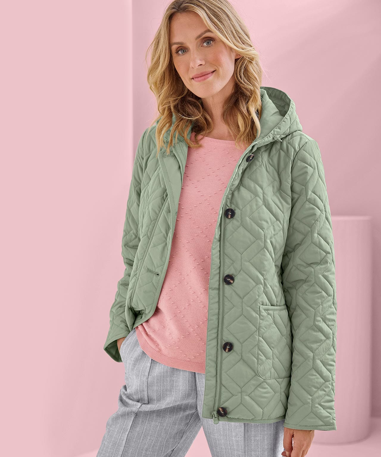 Damart Quilted Hooded Parka Damart Quilted Hooded Parka