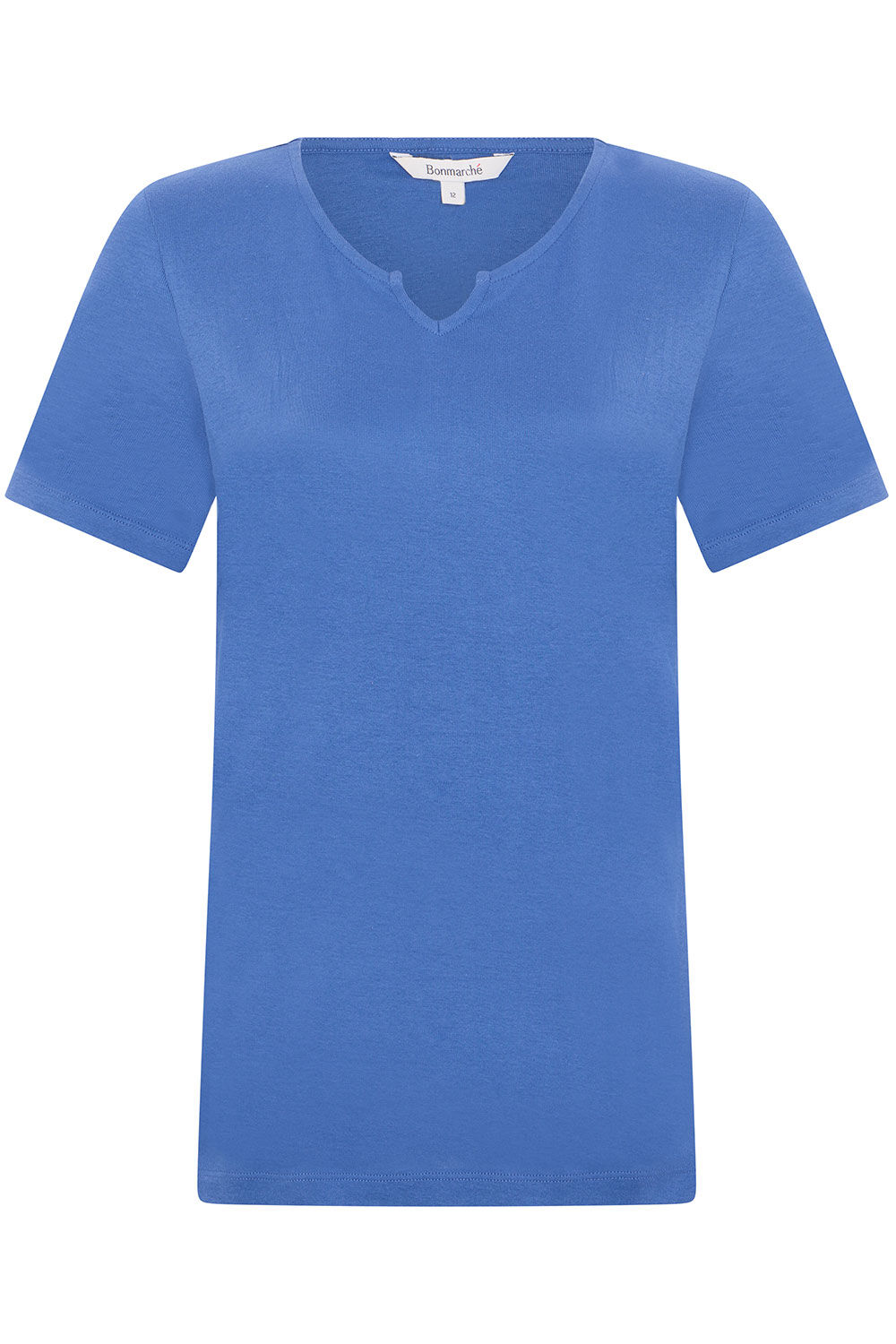 Bonmarche Notch Neck Plain Slim Fit shirt, Size: Bonmarche Notch Neck Plain Slim Fit shirt, Size: