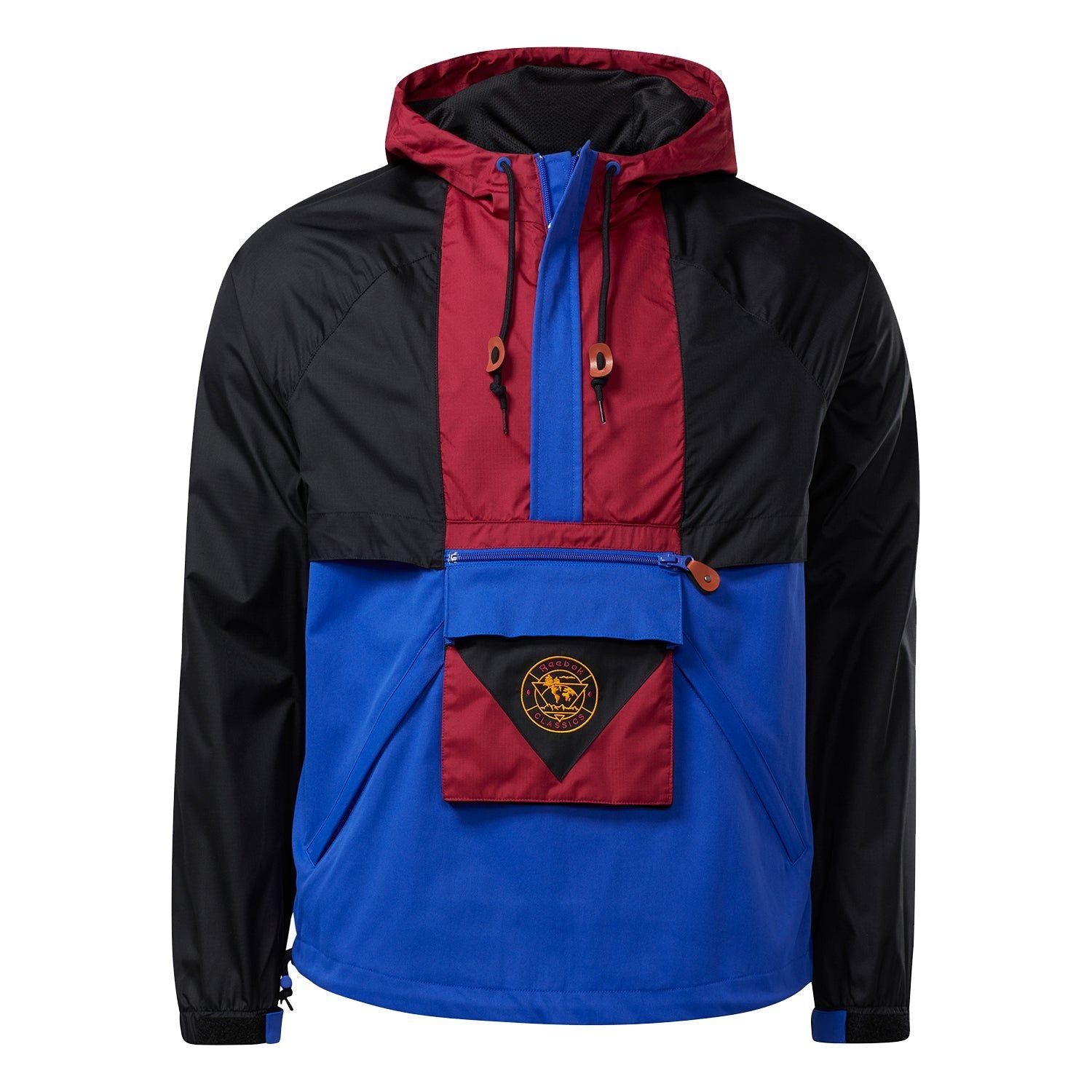 Reebok Classics Archive Parka Jacket – Black Blue – S Black Reebok Classics Archive Parka Jacket – Black Blue – S Black