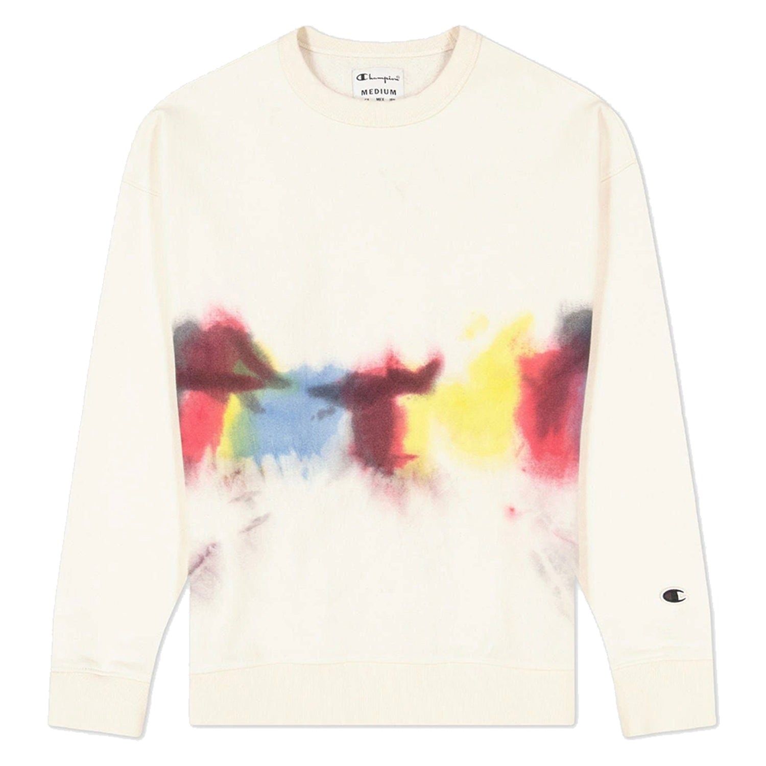 Champion Natural Tie Dyed Crew Neck Sweat Champion Natural Tie Dyed Crew Neck Sweat