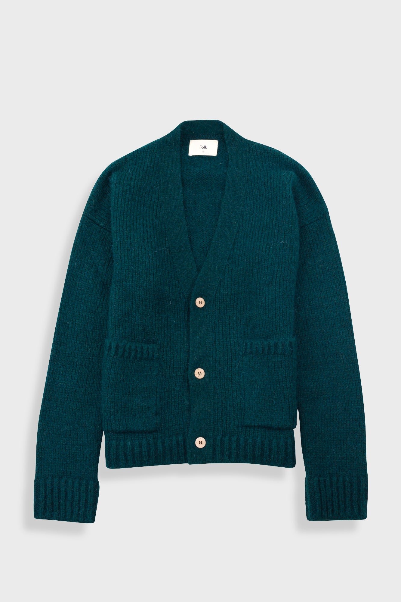 Relaxed Cardigan – Phthalo Green Relaxed Cardigan – Phthalo Green