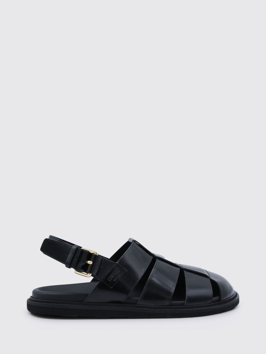 MOSCHINO COUTURE Sandals Men color Black MOSCHINO COUTURE Sandals Men color Black