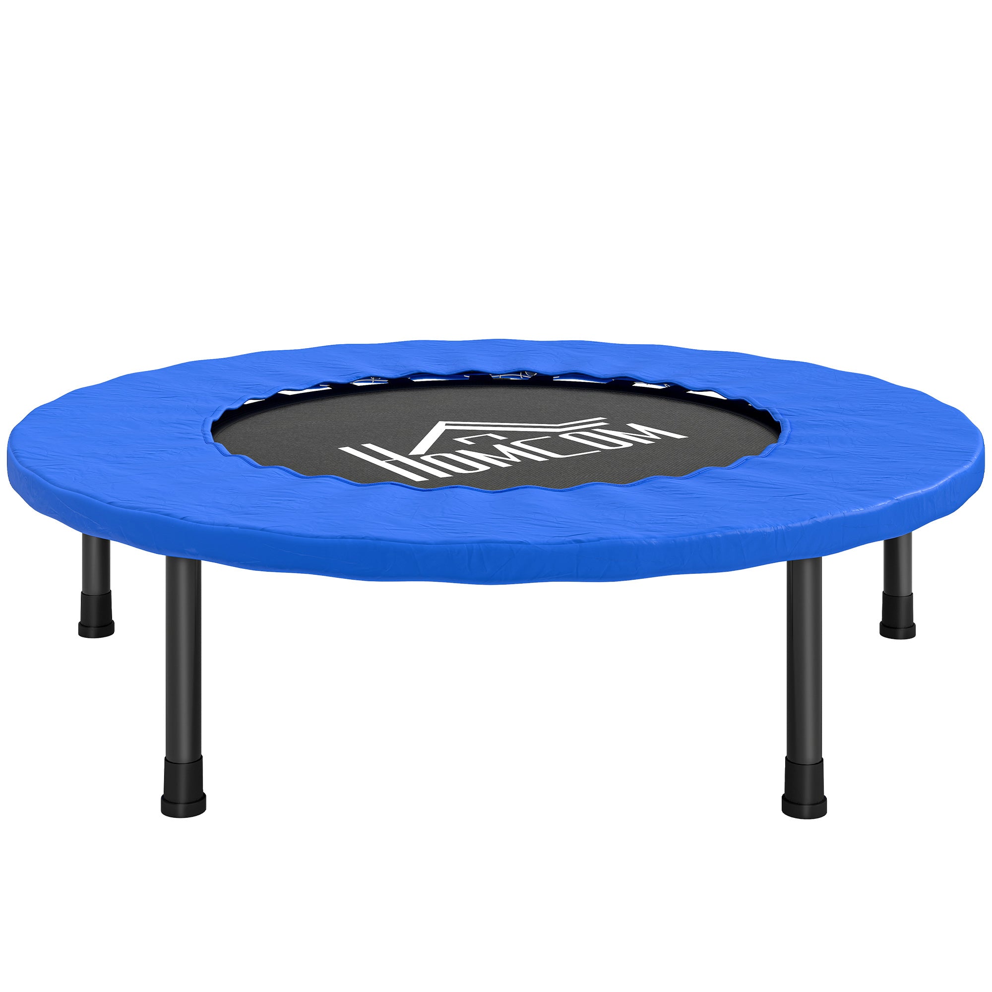MCL ” Mini Fitness Trampoline Home Gym Yoga Exercise Rebounder Indoor Outdoor Jumper with Safety Pad, Support Up to KG, Blue MCL ” Mini Fitness Trampoline Home Gym Yoga Exercise Rebounder Indoor Outdoor Jumper with Safety Pad, Support Up to KG, Blue