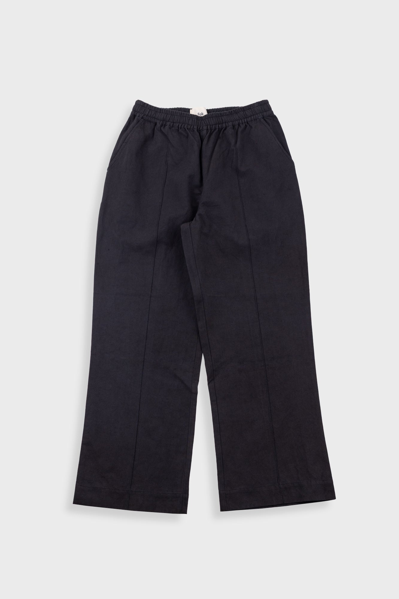 Wide Fit Trousers – Soft Black Wide Fit Trousers – Soft Black
