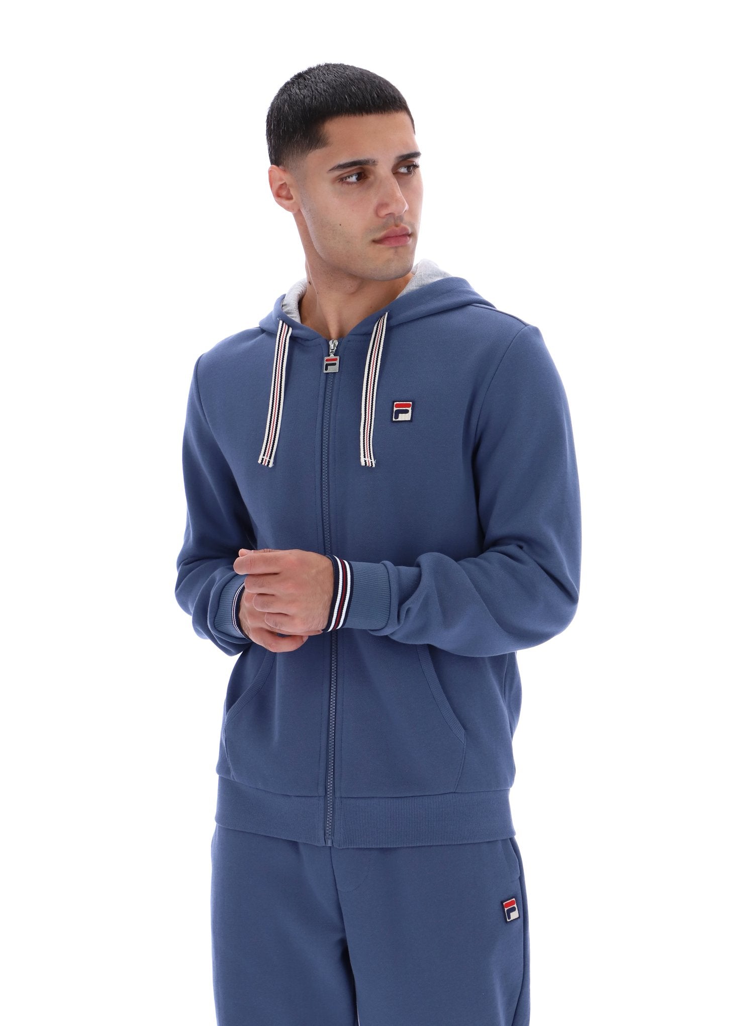 Vintage Indigo Tenconi Zip Up Hoodie Vintage Indigo Tenconi Zip Up Hoodie