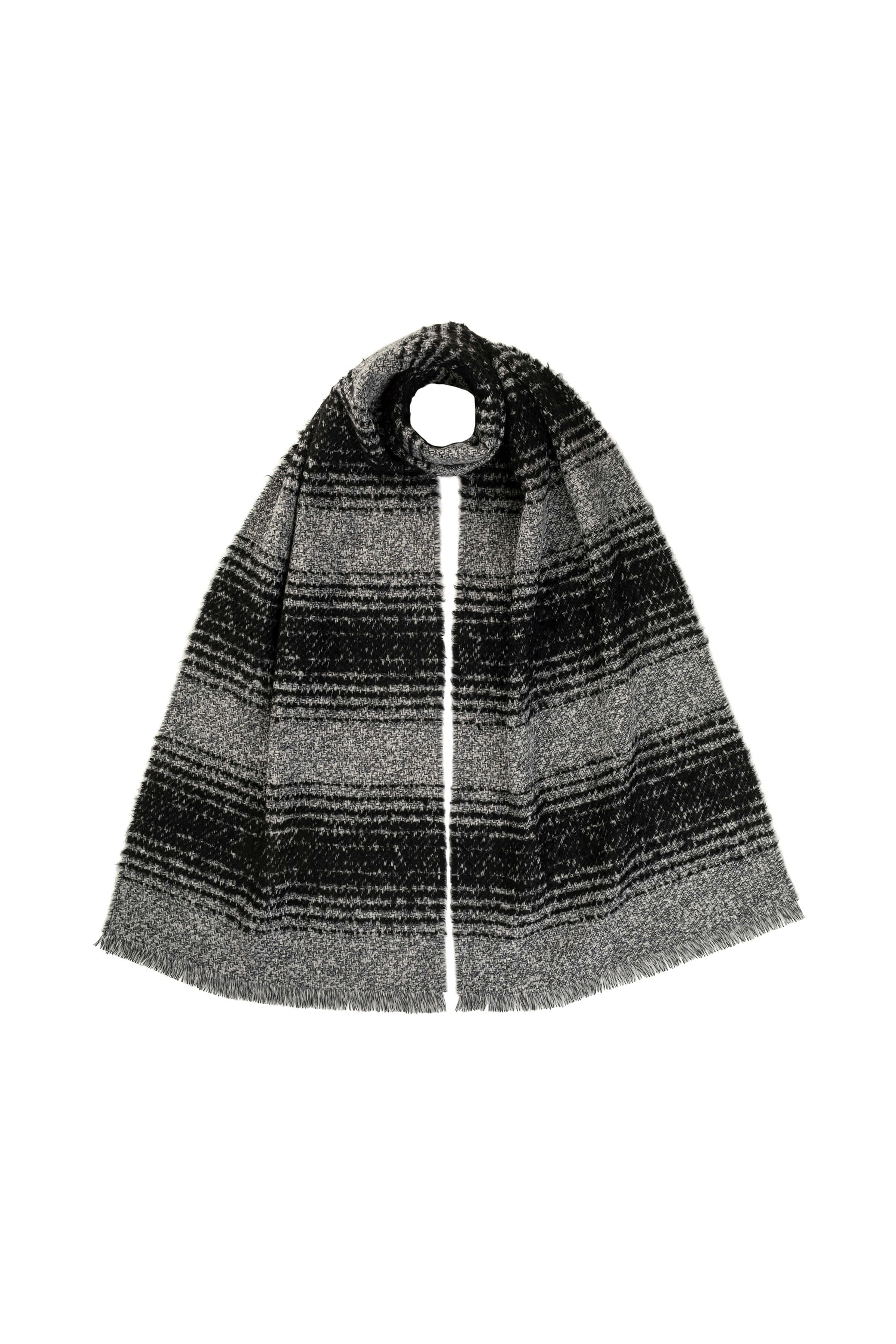 Textural Ombré Charcoal Scarf Textural Ombré Charcoal Scarf
