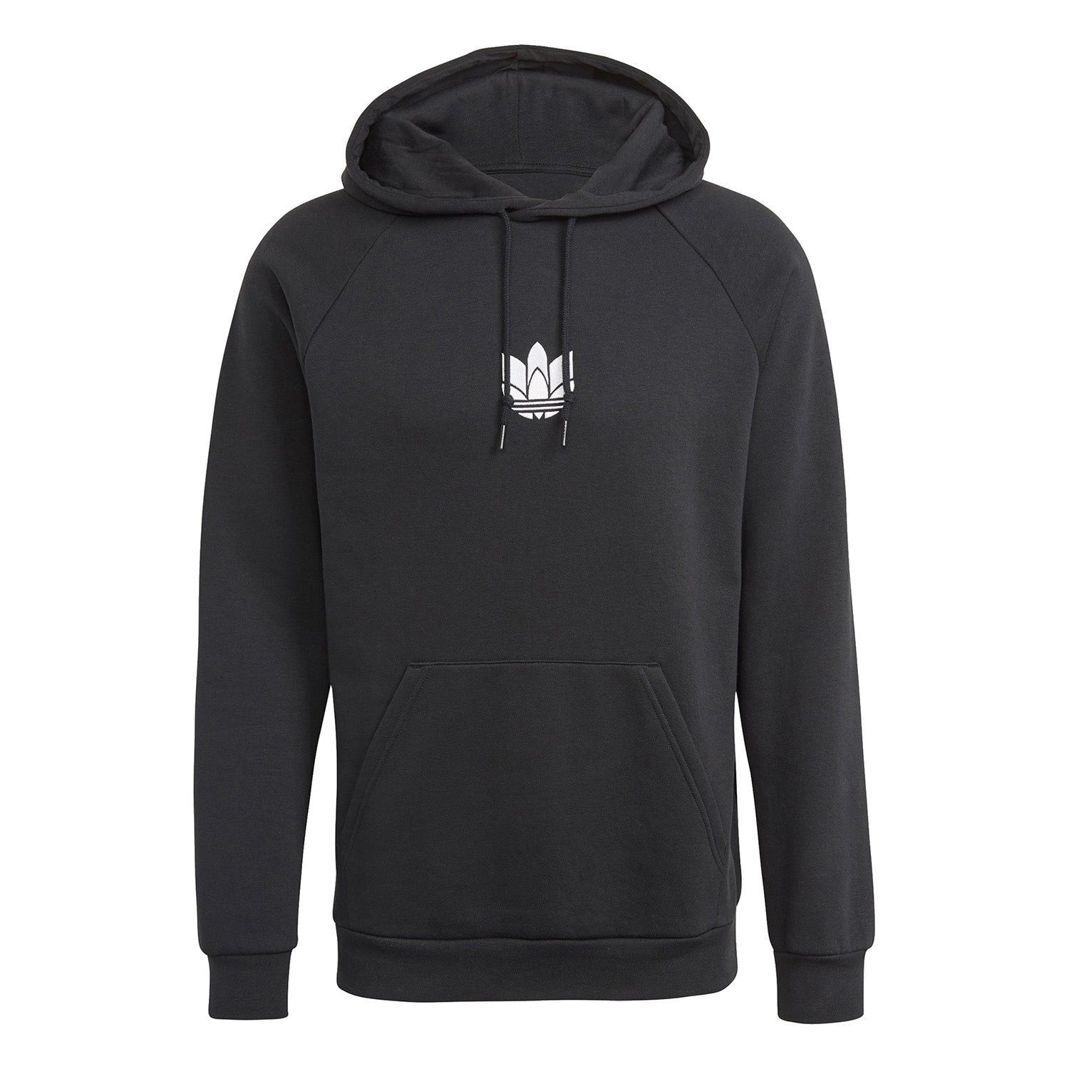 adidas Originals D Trefoil Sweat Hoodie – Black – Black