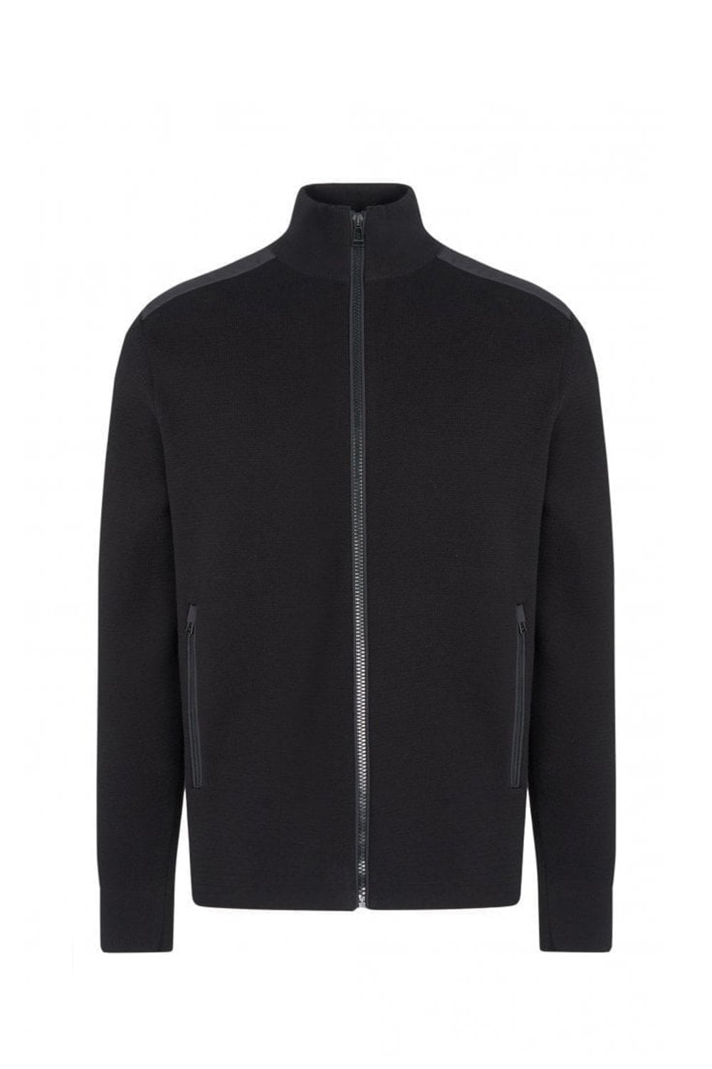 BELSTAFF VERGE ZIP CARDIGAN Size: X, colour: BLACK BELSTAFF VERGE ZIP CARDIGAN Size: X, colour: BLACK
