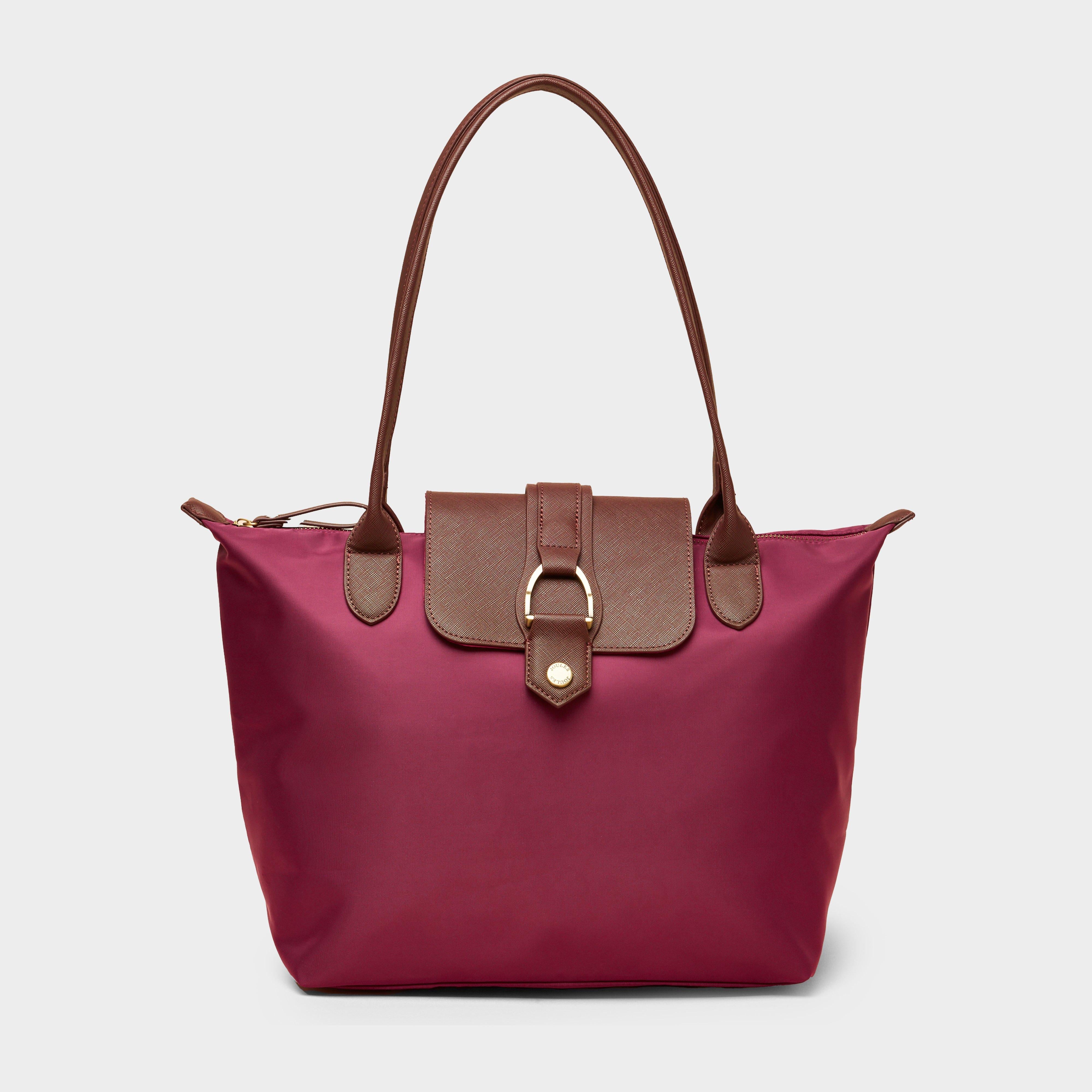 Edie Nylon Tote Bag – Red One Size Edie Nylon Tote Bag – Red One Size
