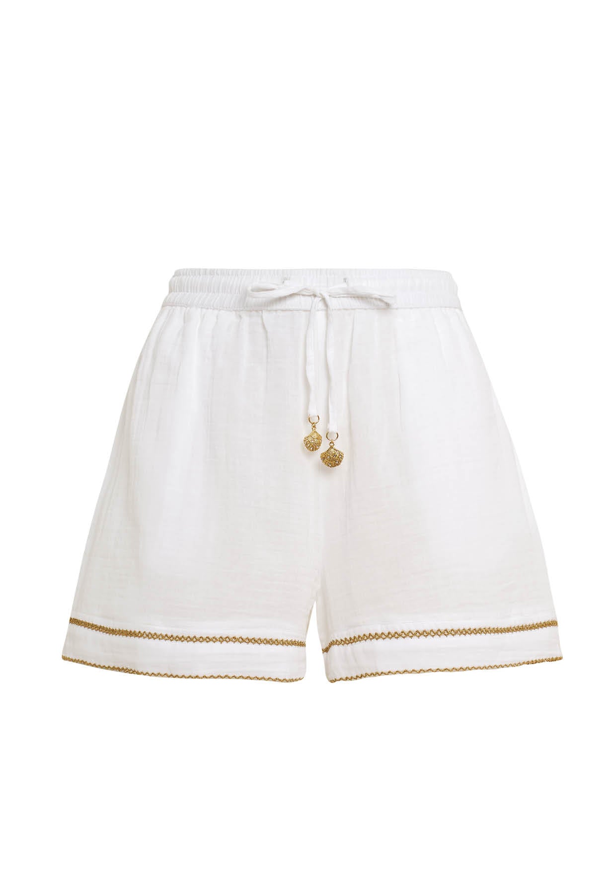 White Fonda Shorts