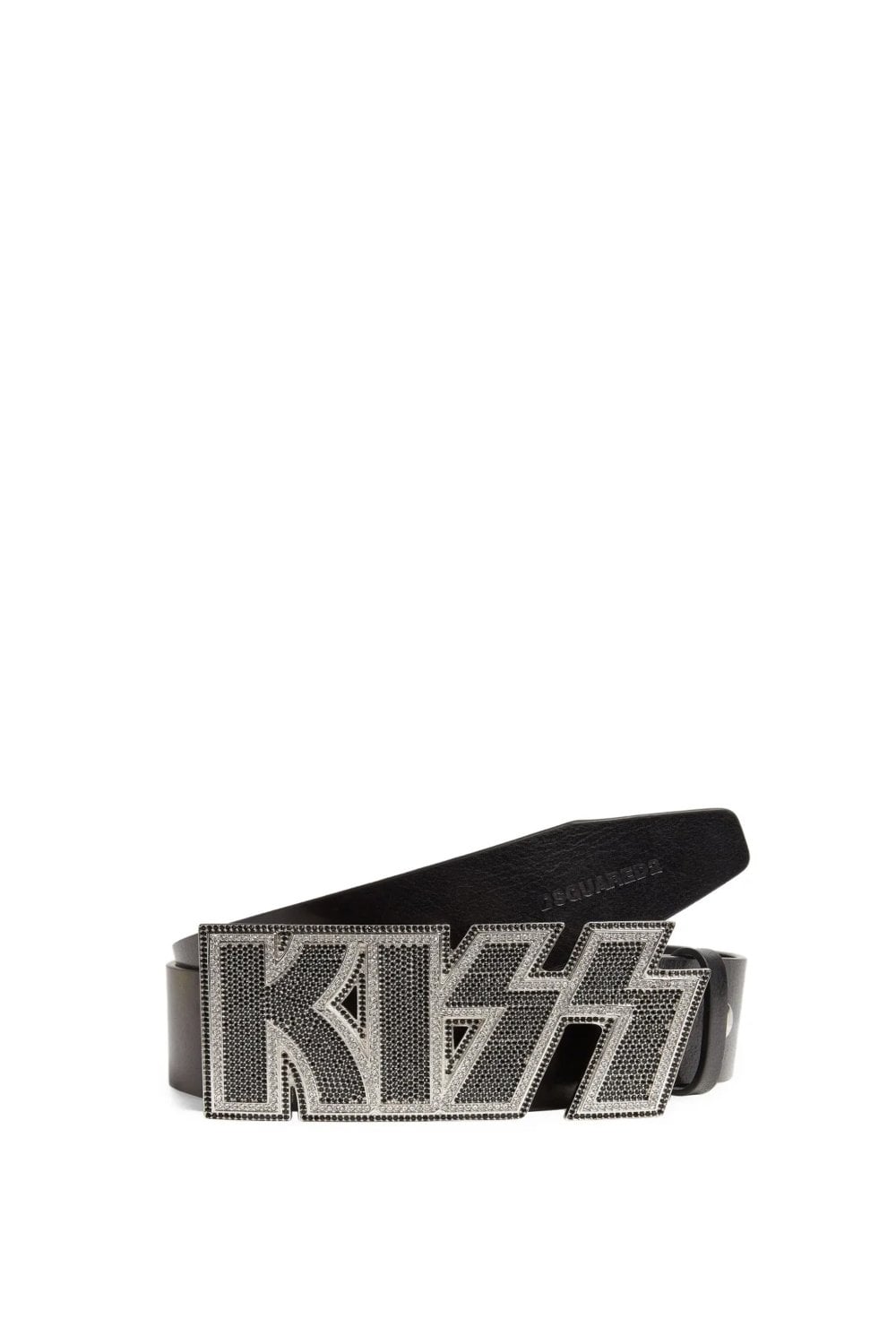 DSQUARED KISS PLAQUE BELT Size: , colour: BLACK