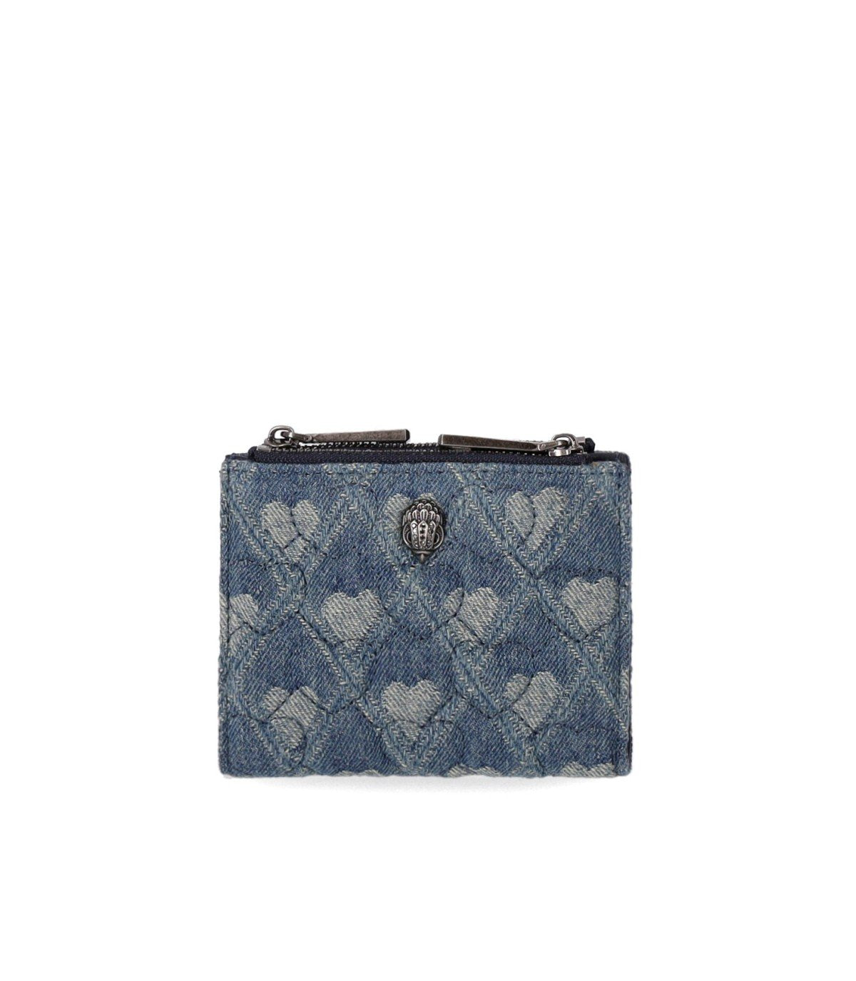 KURT GEIGER KENSINGTON DENIM SMALL BLAUW WALLET KURT GEIGER KENSINGTON DENIM SMALL BLAUW WALLET