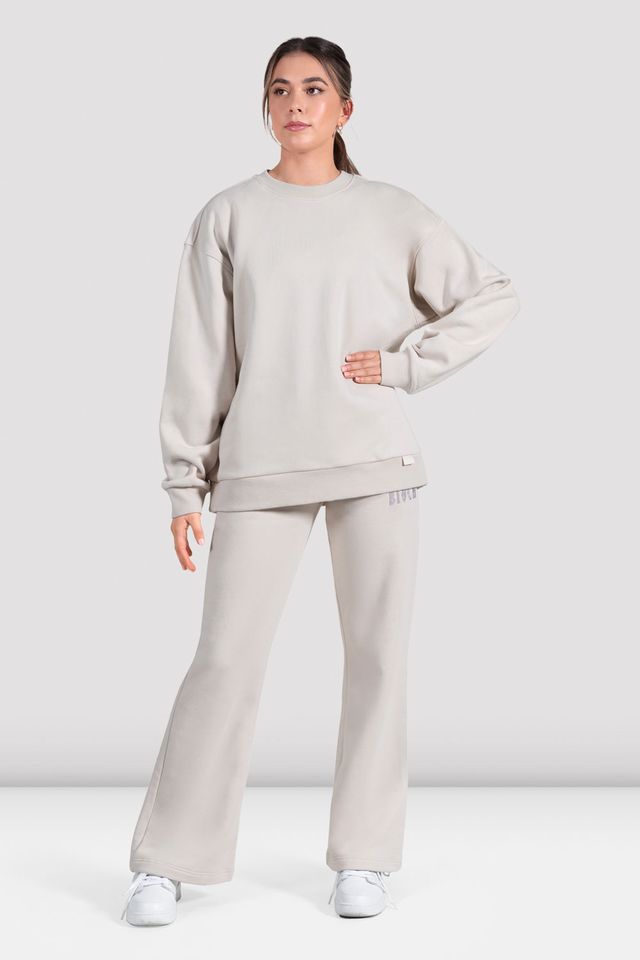 BLOCH Adult Off-Duty Crew Sweatshirt, Oat BLOCH Adult Off-Duty Crew Sweatshirt, Oat