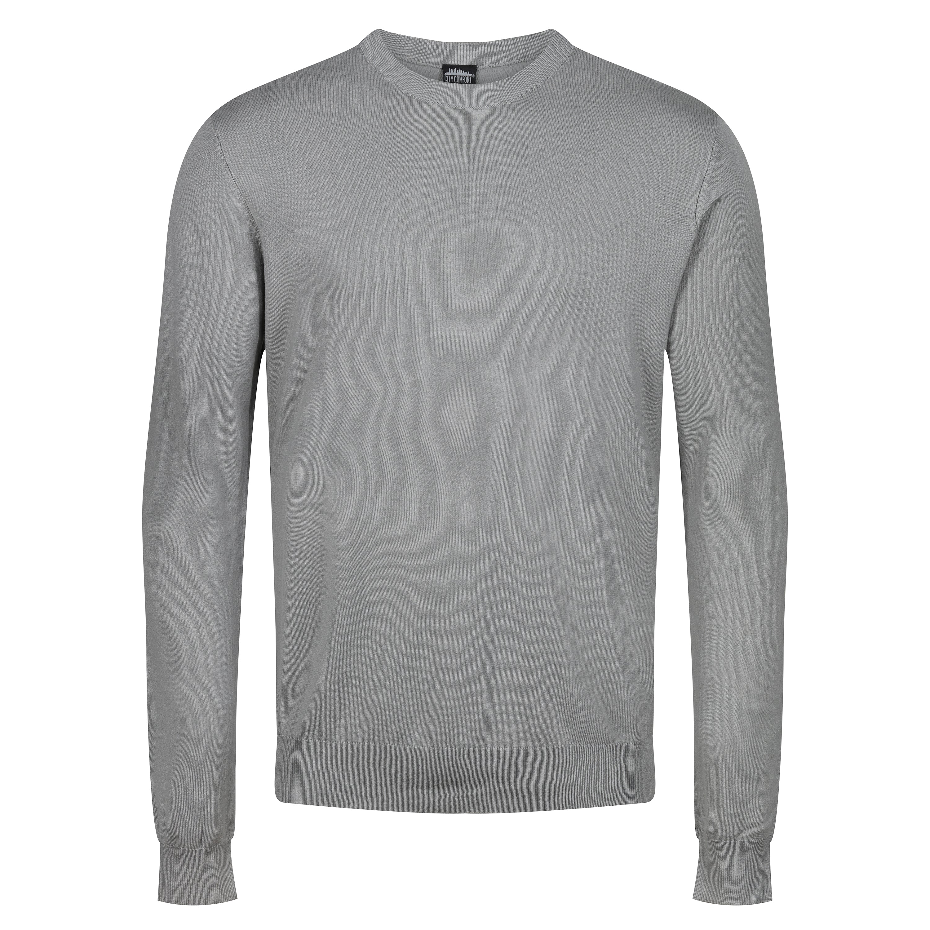 City Comfort Crew Neck Jumper – L Light Grey City Comfort Crew Neck Jumper – L Light Grey